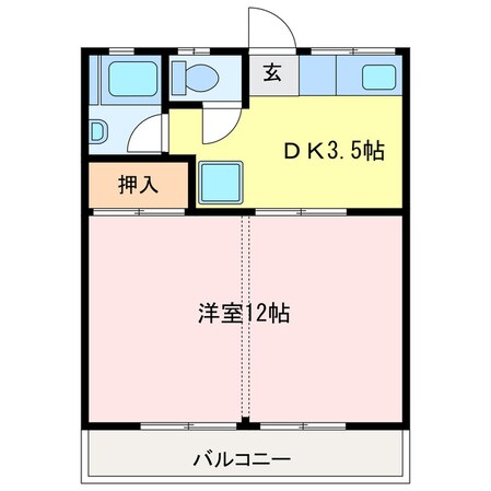 エーワンビルの物件間取画像